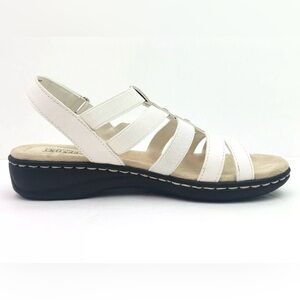 Croft & Barrow White Strappy Sandals